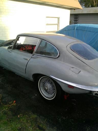 1969 Gray Jaguar E-Type Coupe