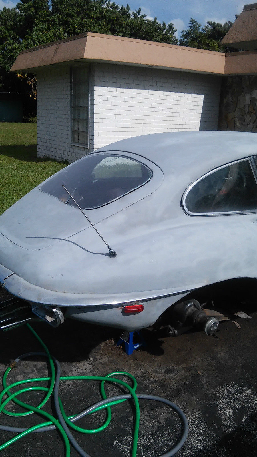 1969 Gray Jaguar E-Type Coupe