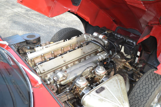 1969 Yellow Jaguar E-Type Coupe
