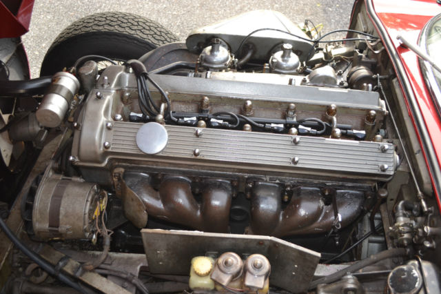 1969 Yellow Jaguar E-Type Coupe