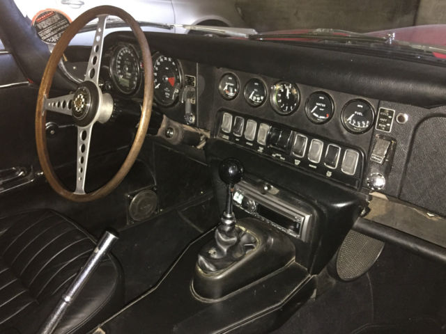 1969 Yellow Jaguar E-Type Coupe