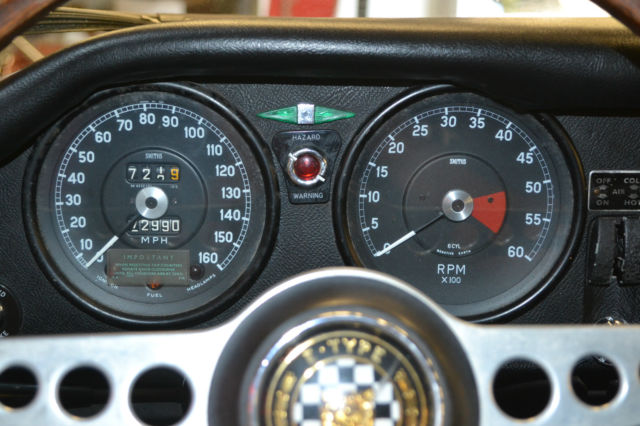 1969 Yellow Jaguar E-Type Coupe