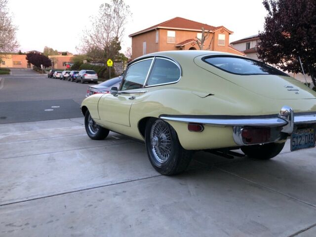 1969 Yellow Jaguar Xke