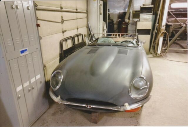 1969 Gray Jaguar XKE Roadster