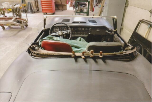 1969 Gray Jaguar XKE Roadster