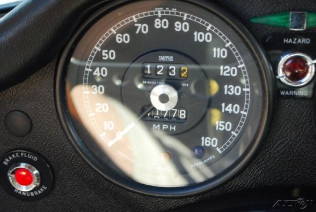 1969 Burgundy Jaguar E-Type Coupe