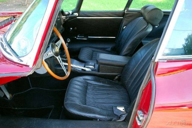 1969 Burgundy Jaguar E-Type Coupe