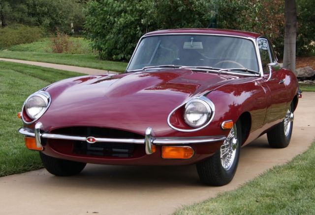 1969 Old English White Jaguar E-Type Coupe