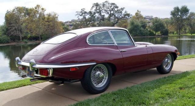 1969 Old English White Jaguar E-Type Coupe