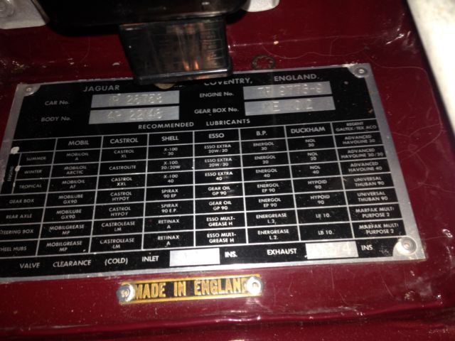 1969 Old English White Jaguar E-Type Coupe