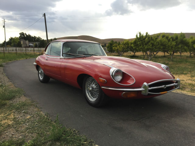 1969 Red Jaguar E-Type Coupe