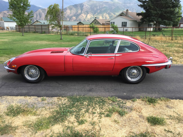 1969 Red Jaguar E-Type Coupe