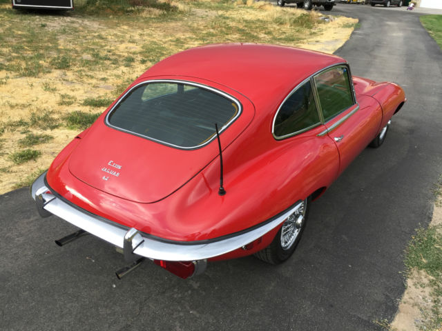1969 Red Jaguar E-Type Coupe
