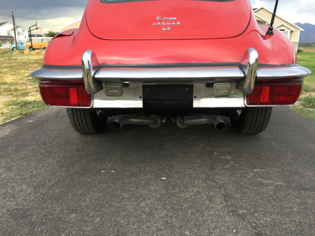 1969 Red Jaguar E-Type Coupe