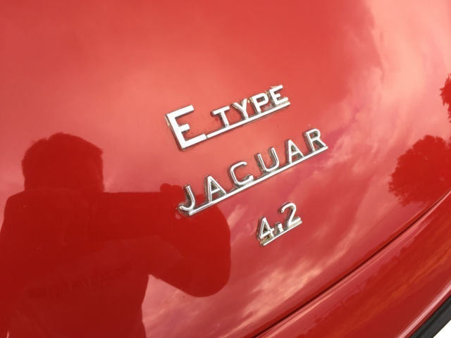 1969 Red Jaguar E-Type Coupe