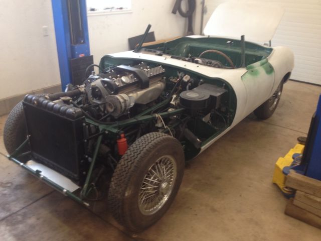 1969 Green Jaguar E-Type Convertible