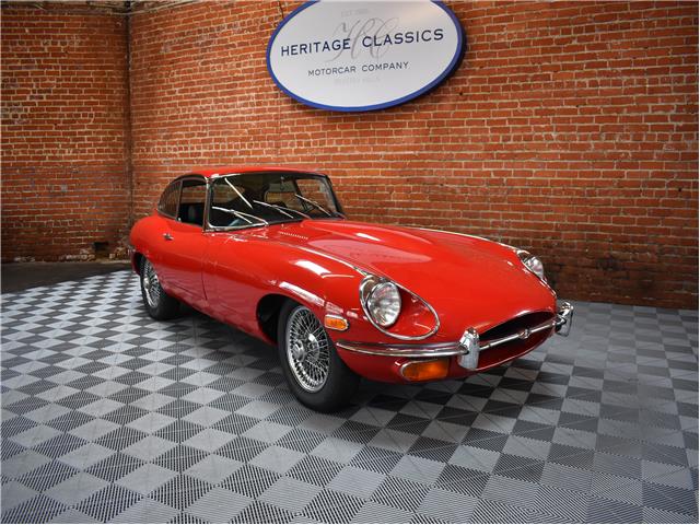 1969 Red Jaguar XK Coupe