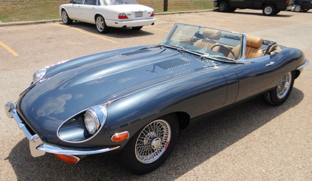 1969 Opalescent Dark Blue Jaguar E-Type