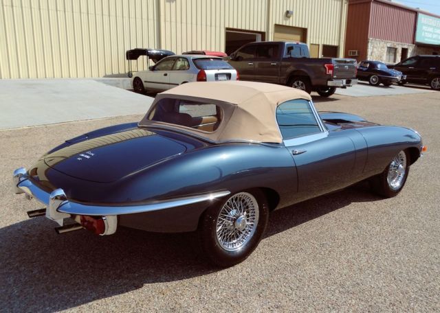 1969 Opalescent Dark Blue Jaguar E-Type