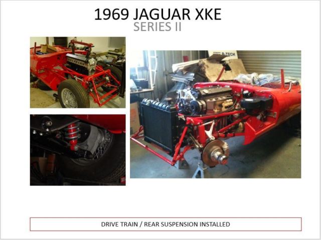 1969 Red Jaguar E-Type Convertible