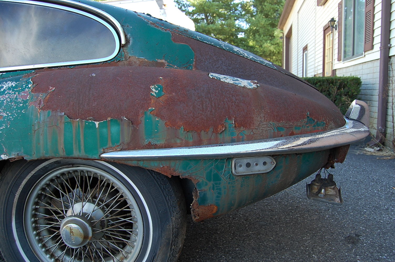 1969 Green Jaguar E-Type Coupe