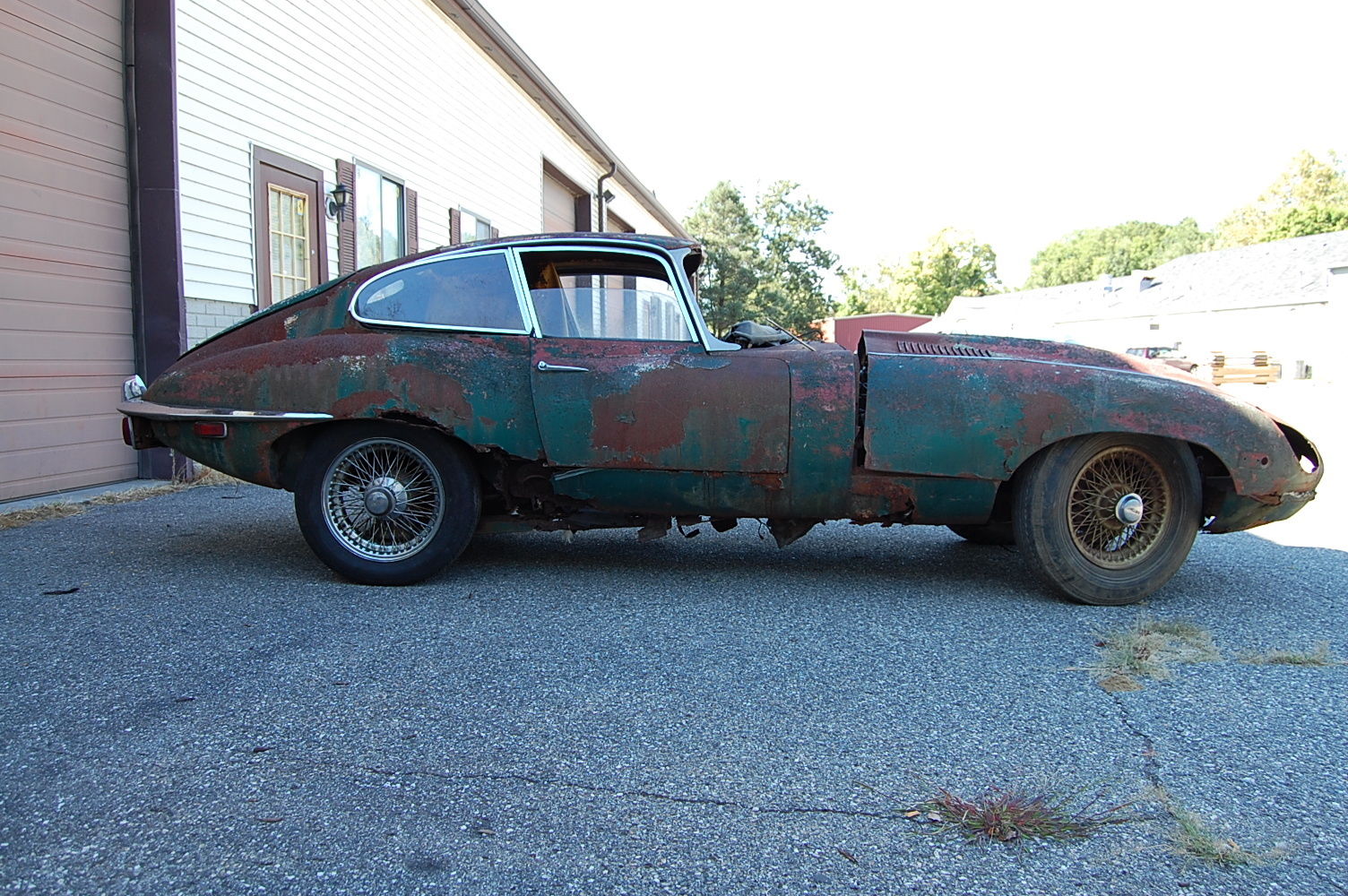 1969 Green Jaguar E-Type Coupe