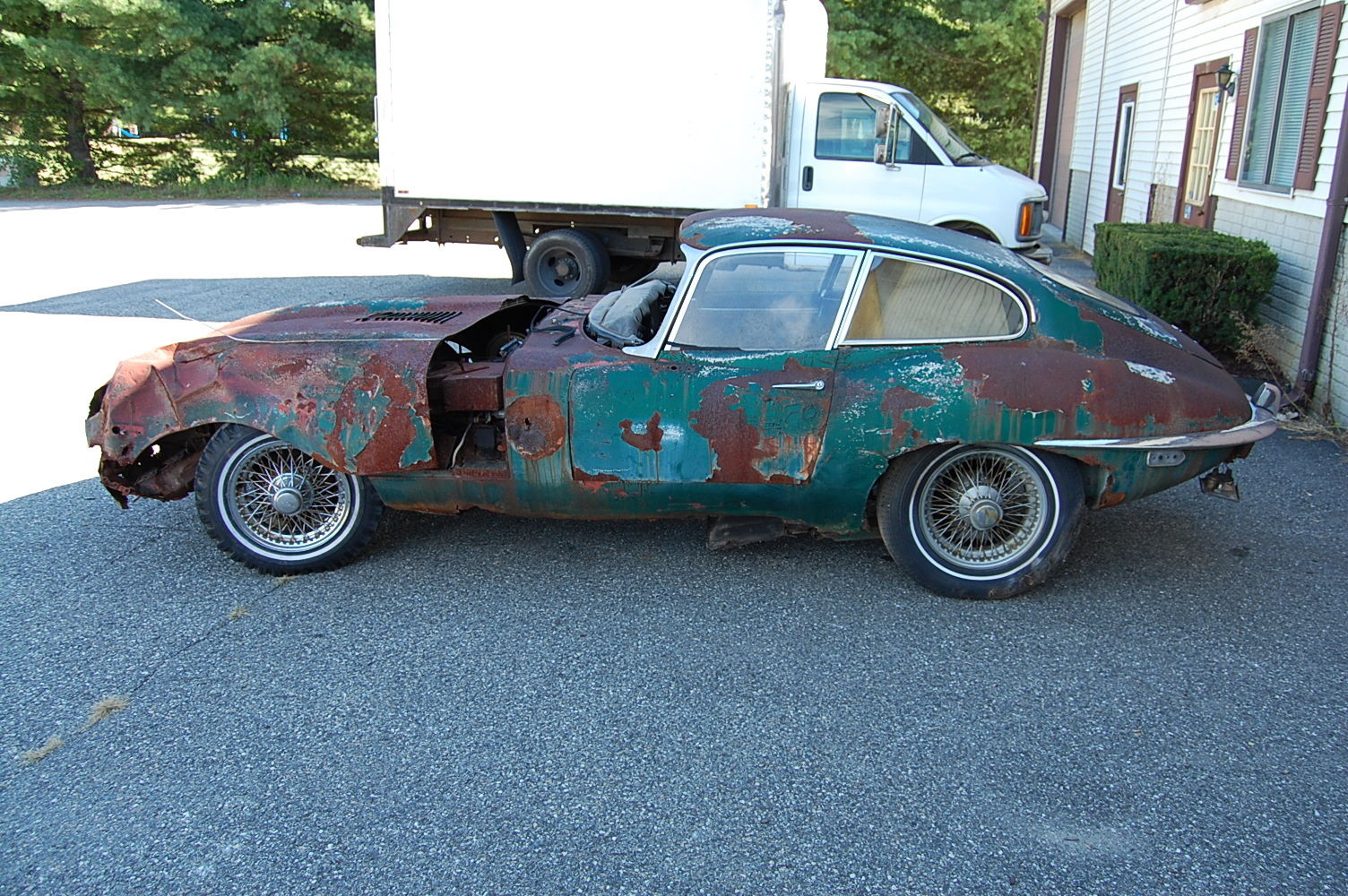1969 Green Jaguar E-Type Coupe