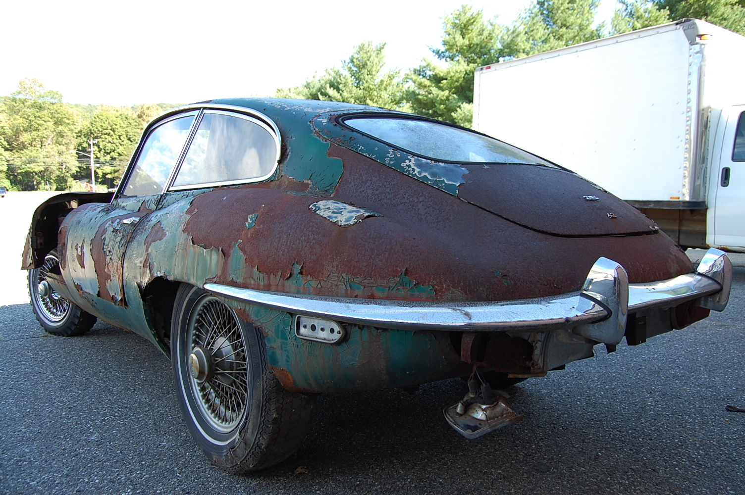 1969 Green Jaguar E-Type Coupe