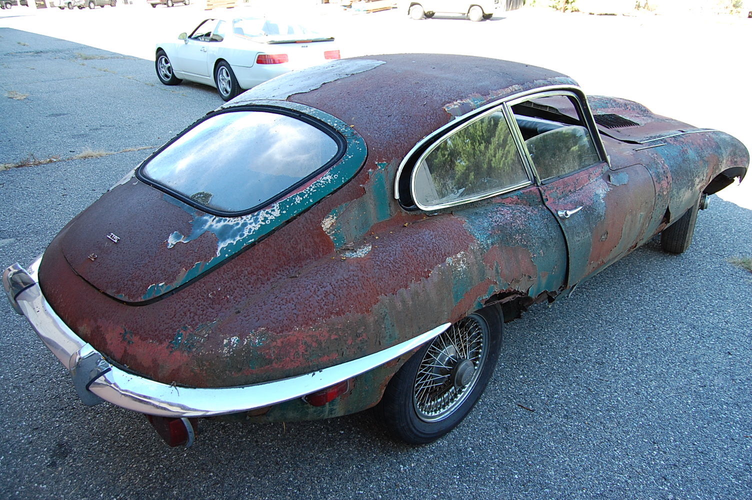 1969 Green Jaguar E-Type Coupe