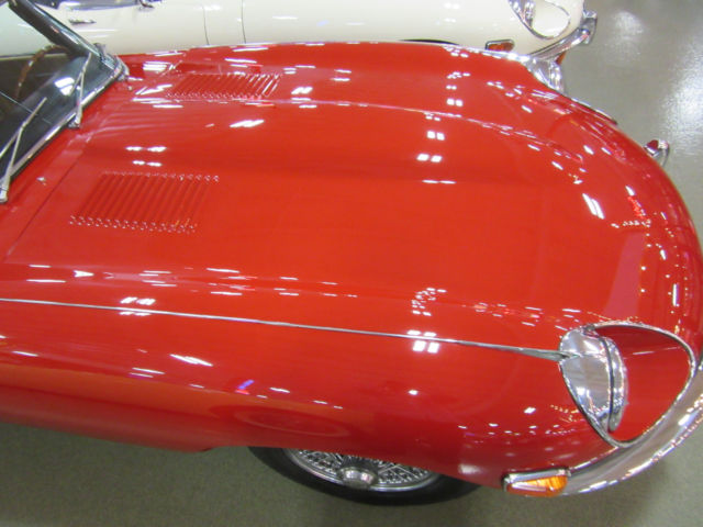 1969 Red Jaguar E-Type Convertible