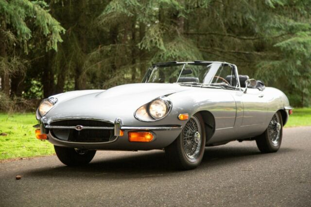 1969 Silver Jaguar E-Type Coupe