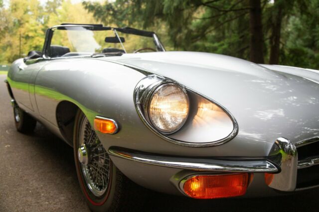 1969 Silver Jaguar E-Type Coupe