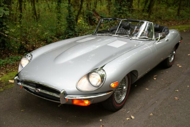 1969 Silver Jaguar E-Type Coupe