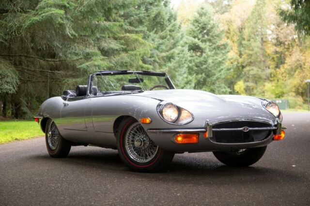 1969 Silver Jaguar E-Type Coupe