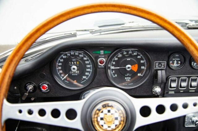 1969 Silver Jaguar E-Type Coupe