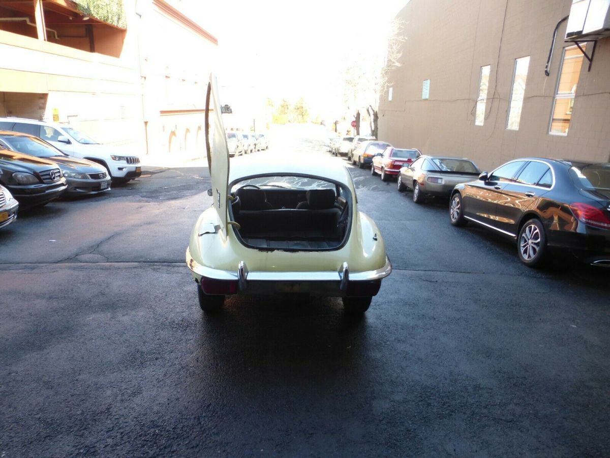 1969 Yellow Jaguar XK Coupe