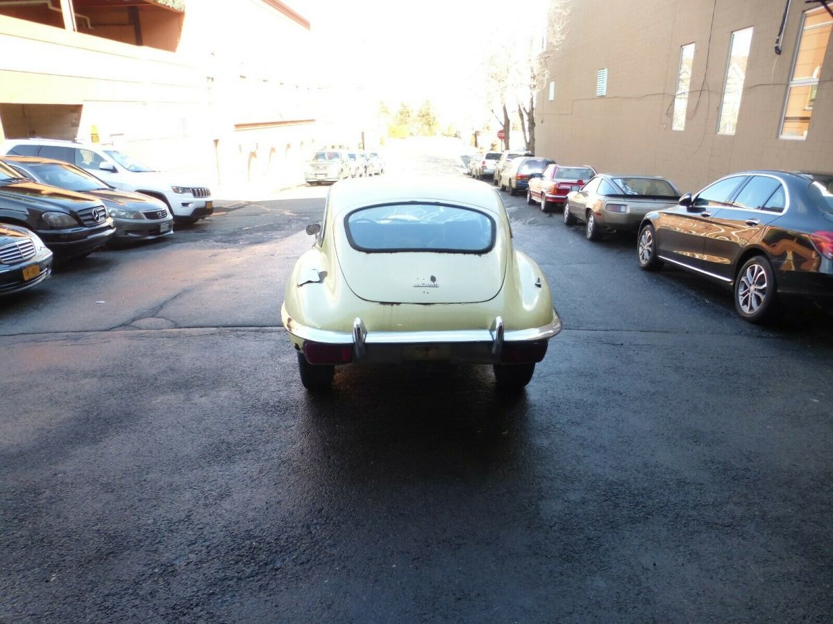 1969 Yellow Jaguar XK Coupe