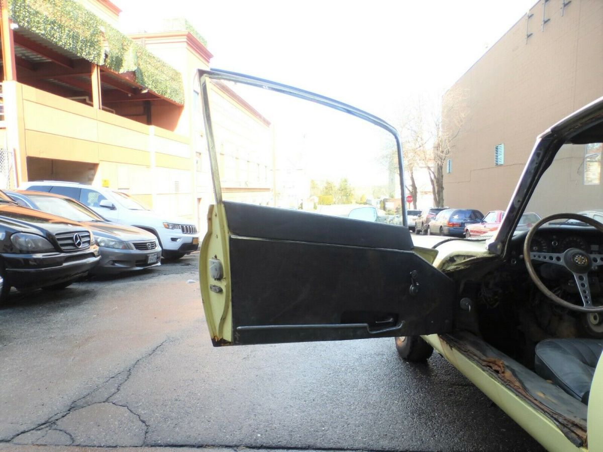 1969 Yellow Jaguar XK Coupe