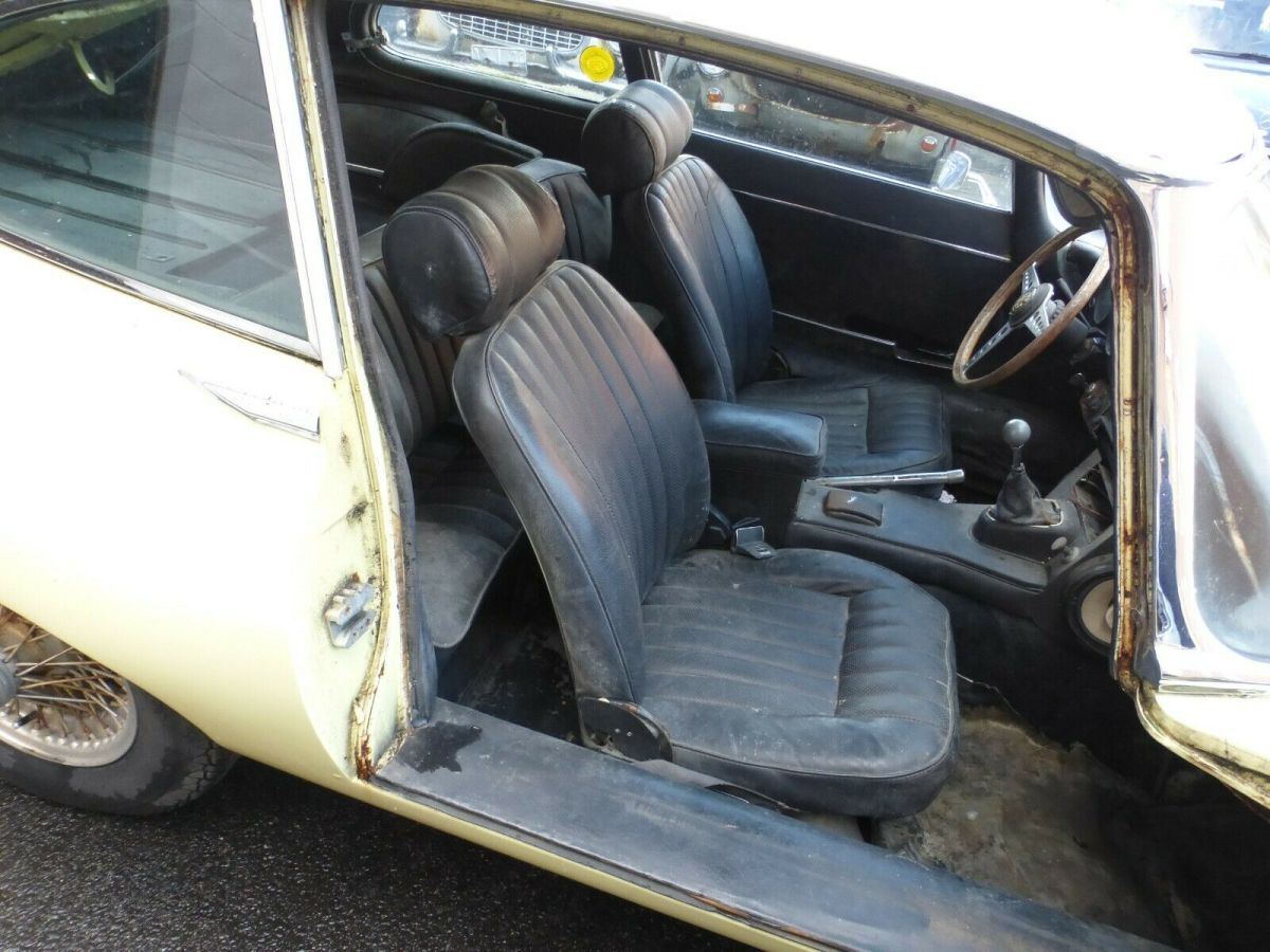 1969 Yellow Jaguar XK Coupe