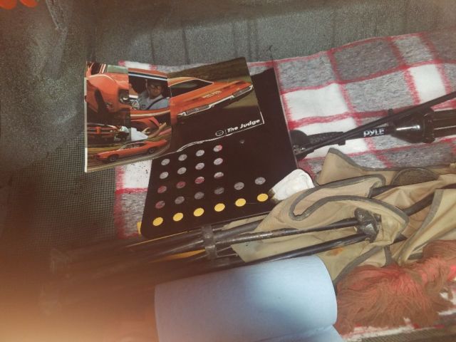 1969 carasile red .hugger orange Pontiac GTO Coupe