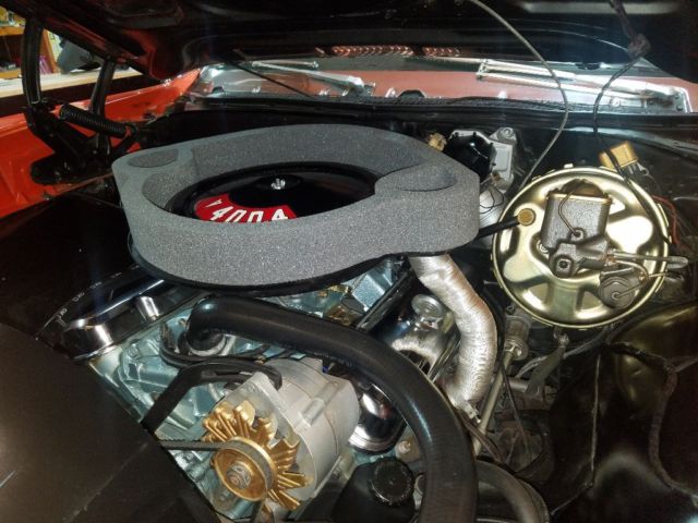 1969 carasile red .hugger orange Pontiac GTO Coupe