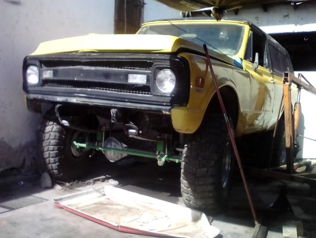 1969 Yellow Chevrolet Blazer Blazer