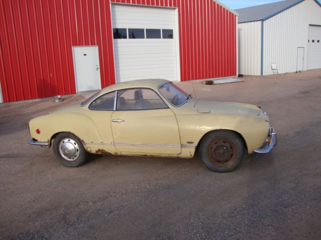1969 Tan Volkswagen Karmann Ghia Sedan