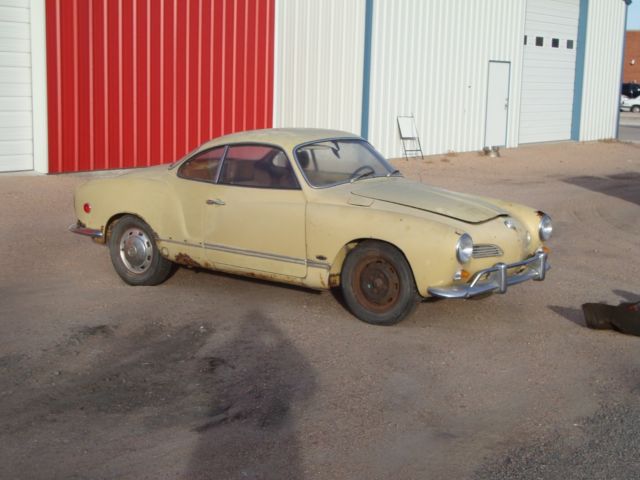 1969 Tan Volkswagen Karmann Ghia Sedan