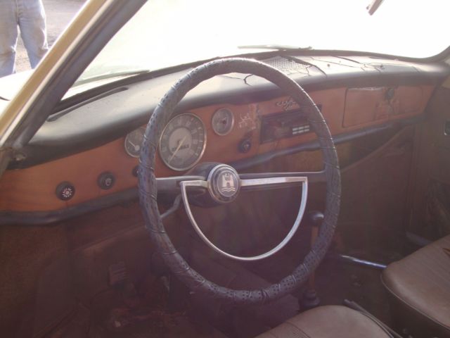 1969 Tan Volkswagen Karmann Ghia Sedan