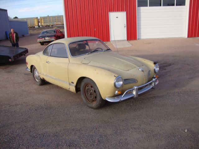 1969 Tan Volkswagen Karmann Ghia Sedan