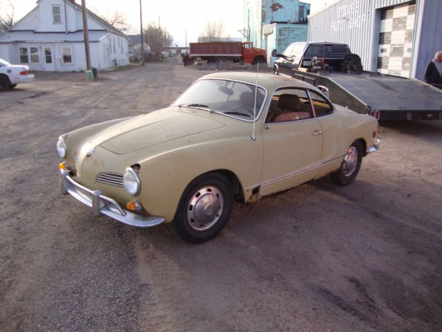1969 Tan Volkswagen Karmann Ghia Sedan