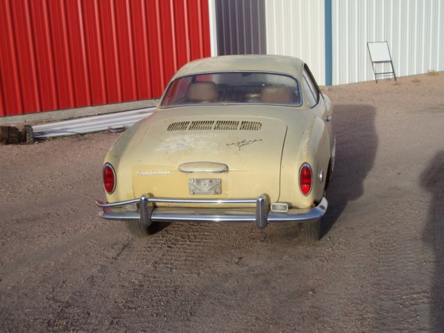 1969 Tan Volkswagen Karmann Ghia Sedan