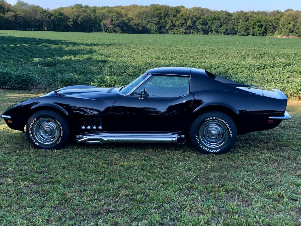 1969 Black Chevrolet Corvette Coupe
