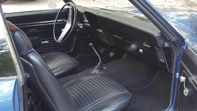 1969 dusk blue Chevrolet Camaro Coupe